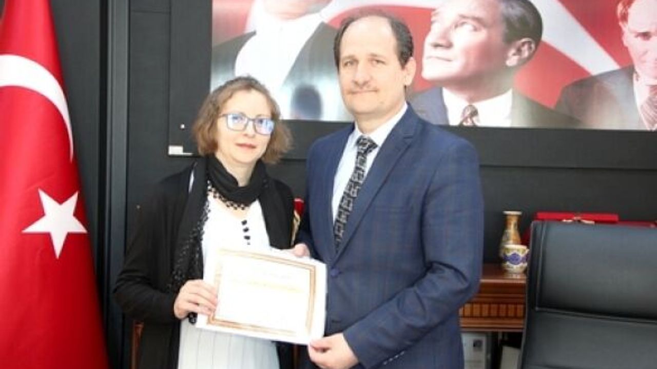 Özel ÇOSB Kreş ve Gündüz Bakımevi’ne teşekkür belgesi