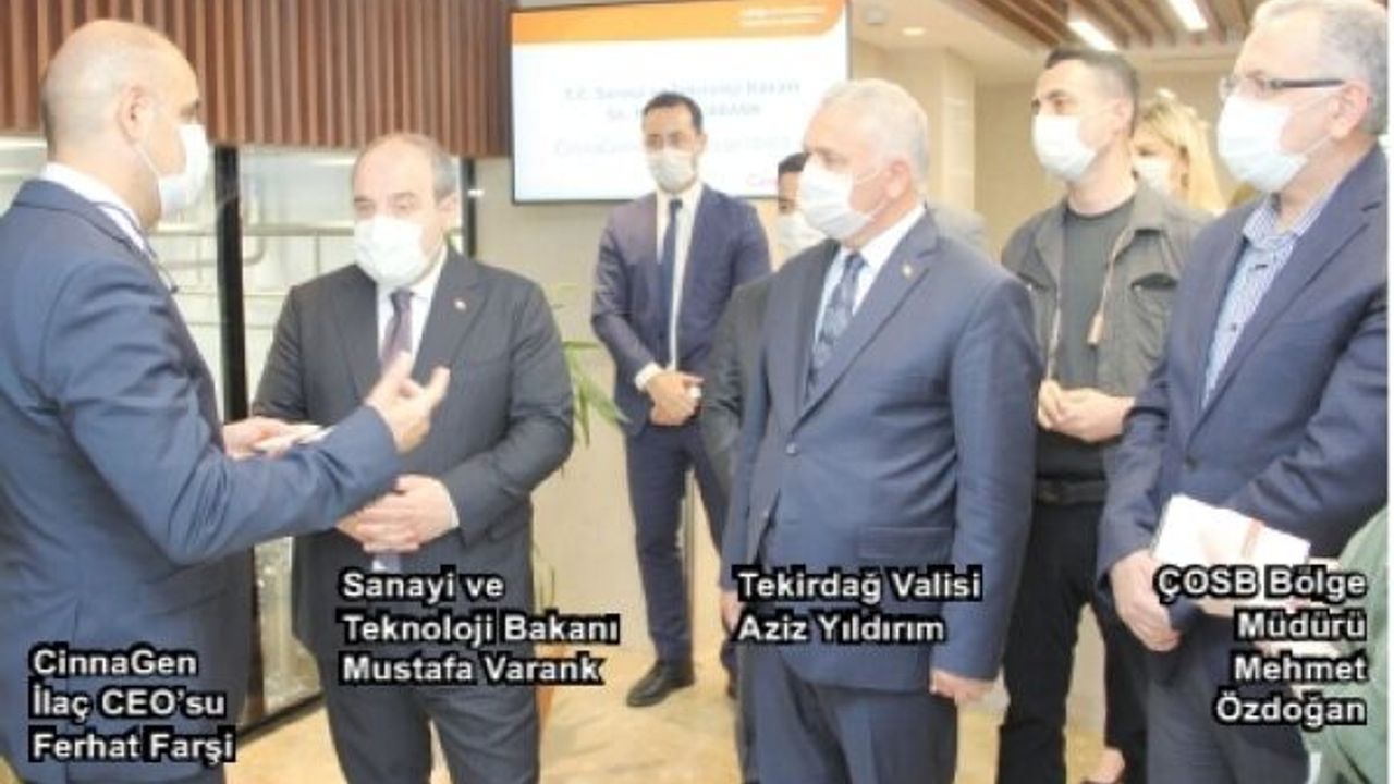 Bakan Varank’tan Arçelik ve CinnaGen’e sürpriz ziyaret