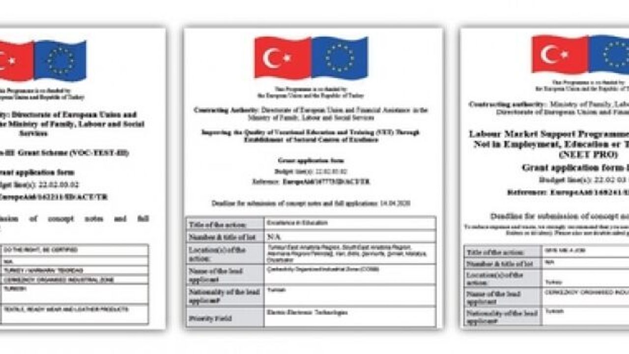 ÇOSB 3 ayrı AB Projesi’ne başvuru yaptı