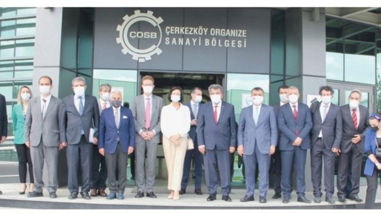 AB Türkiye Delegasyonu ÇOSB’yi ziyaret etti