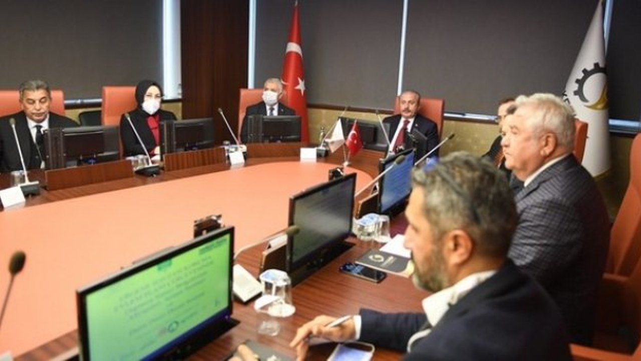 TBMM Başkanı Şentop ile sanayiciler biraraya geldi