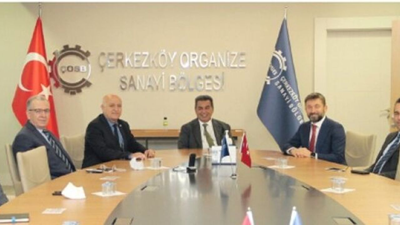 Çerkezköy ve Mersin TSO’larından ÇOSB’ye ziyaret…
