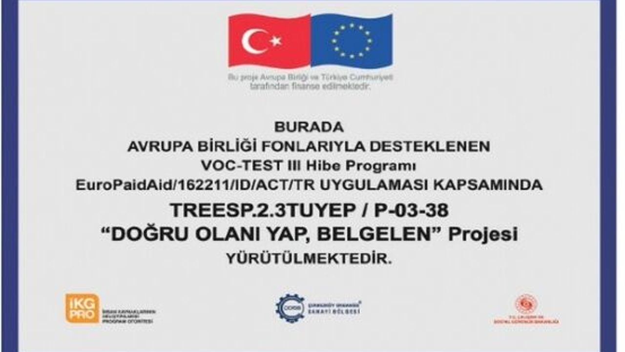 ÇOSB, Sınav ve Belgelendirme Merkezi ile tekstil sektörüne değer katacak