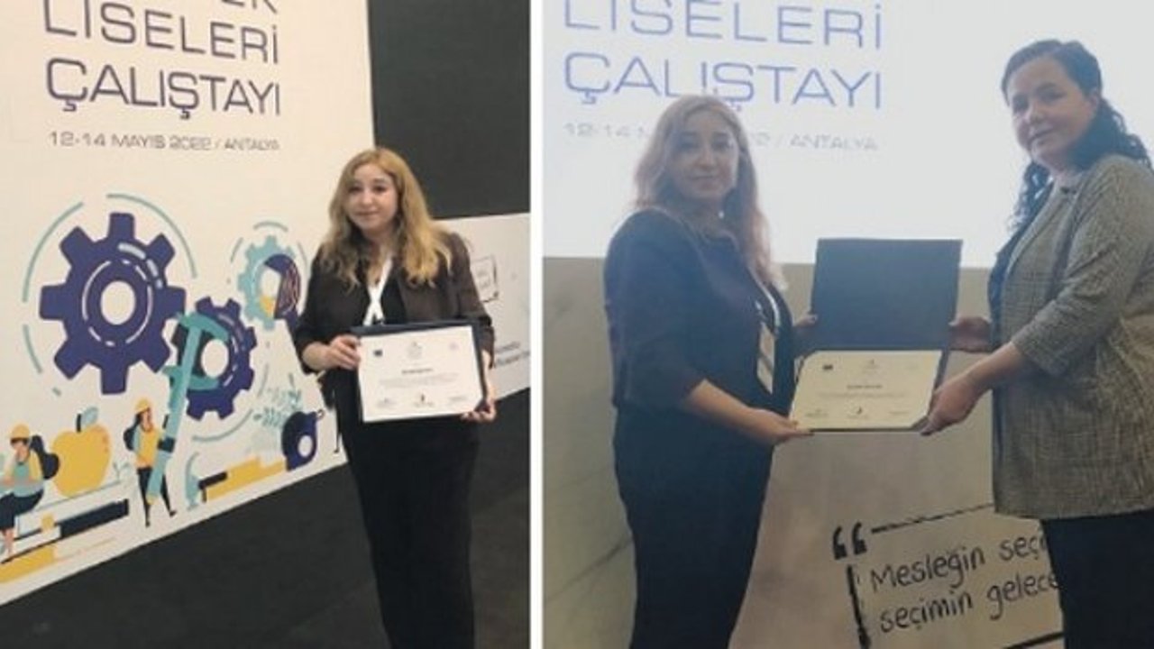 Özel ÇOSB MTAL öğretmeni Women of Science Projesi ile Tekirdağ’ı temsil etti