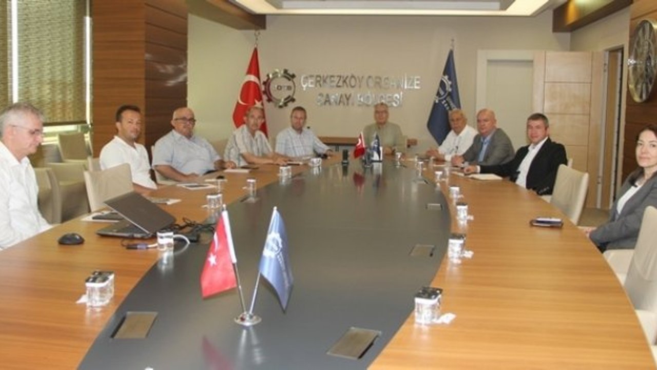 Kırklareli OSB yöneticileri Özel ÇOSB MTAL’yı ziyaret etti