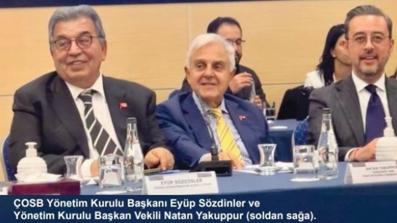 Eyüp Sözdinler, OSBÜK Genişletilmiş Yönetim Kurulu toplantısına katıldı