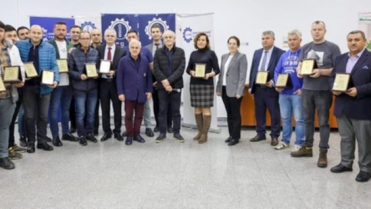 ÇOSB Kıdem Ödülleri Töreni gerçekleştirildi