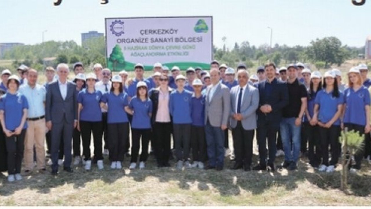 ÇOSB’den anlamlı 5 Haziran Dünya Çevre Günü etkinliği