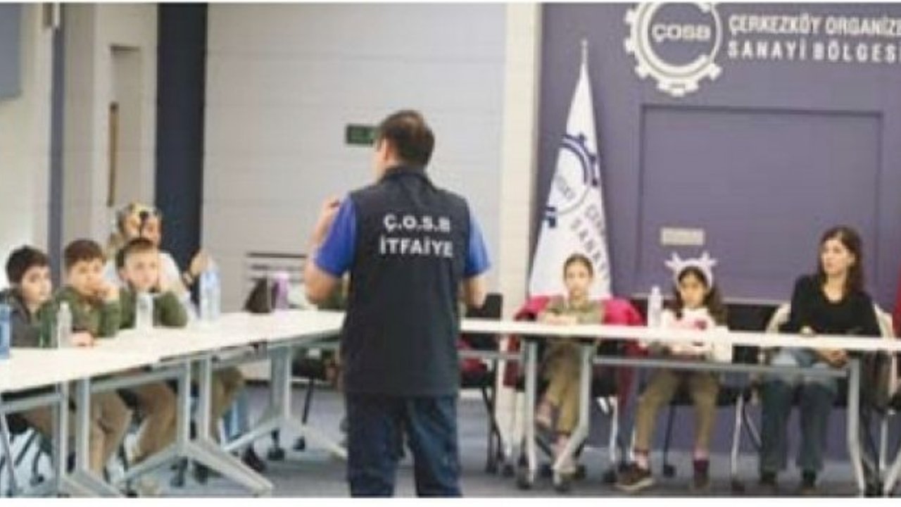 Minik öğrencilere yangın, deprem ve sıfır atık eğitimleri