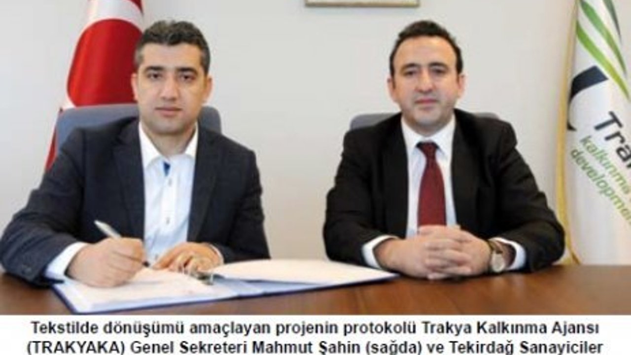 TEKSANDER’in tekstilde dönüşüm projesi Trakya Kalkınma Ajansı tarafından destek kapsamına alındı