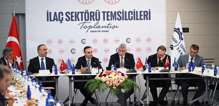 Sanayi Bakanı ve Sağlık Bakanı, ilaç sektörü temsilcileriyle istişarede bulundu